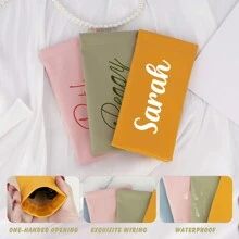 Bolsa de óculos de couro sintético personalizada, presentes para festa de casamento, óculos e porta-óculos para mulheres, presente para madrinha de casamento, presente para ela, durável, gravado, colorido, fofo, adorável, engraçado, kawaii, Y2K, estiloso, unissex, casual, personalizado, único, personalizado, presentes ideais para ele, presentes ideais para ela, para ela, namorado, namorada, família, amigos, para aniversários, para o dia dos namorados, para o dia das mães, para aniversários, para o dia das crianças, para o dia dos pais, para formatura, para casamentos, para inauguração de casa - Multicolorido - Ver 5