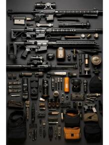 1 pieza Pintura de lienzo de armas de decoración del hogar, póster de armas para paredes, pegatinas de decoración, accesorios de armas, arte de habitación sin marco