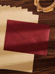 10 件套信封套装、办公室信封、婚礼邀请卡、西式商务邀请函、节日礼物、派对装饰信封卡、多种款式和颜色、羊毛混纺纹理、DIY 文具、纯色邀请函、圣诞节
