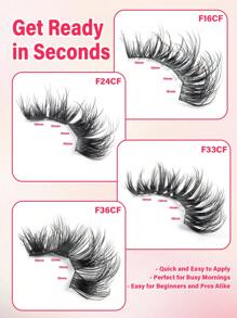 120 piezas (Longitud mixta de 10-16 mm) Cúmulos de pestañas individuales, pestañas en cúmulo con volumen rizado D, pestañas en cúmulo de apariencia natural y extra gruesas, pestañas en cúmulo suaves y delicadas, conjunto de extensiones de pestañas postizas segmentadas ultra ligeras y reutilizables para uso personal en el hogar o en movimiento para uso diario, bodas, citas, fiestas, festivales de música - D - Ver 4