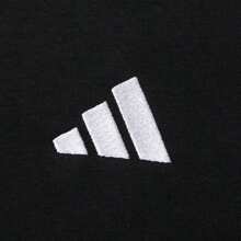 Adidas 男士圆领运动衫，适合跑步、健身、训练、休闲户外旅行的运动服，舒适套头衫，JE6372 - 黑色 - 查看 7