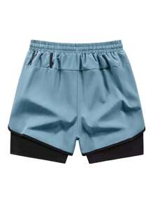 3 قطعة/مجموعة سراويل رياضية للنساء، بناطيل يوغا لياقة مرنة - متعدد الألوان - مشاهدة 3