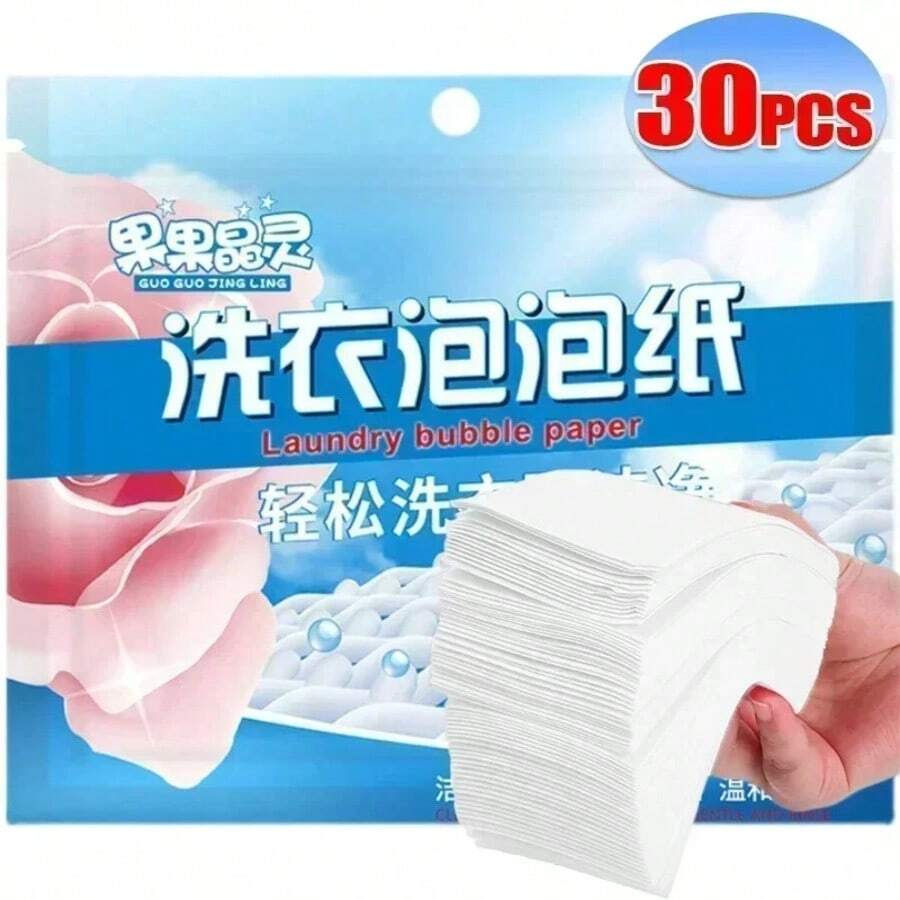 60 Pcs Laundry Tablets Concentrated Washing Powder Laundry Soap Washing