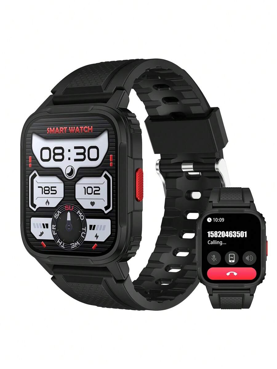 Smartwatch Hombre Reloj Deportivo Llamada 1.95 Lw9 Ineyes - Negro - Ver 1