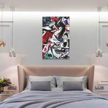 1pcs Framed Fashion Aesthetic Sneakers Art Poster Painting Canvas Print, Cool Shoe Store Decoration Suitable For Living Room Bathroom Bedroom Hotel Apartment Villa Gallery Teenager Room Shopping Mall Shoe Cabinet Classroom Home Office Wall Decoration Ready To Hang - 彩色 - 查看 7
