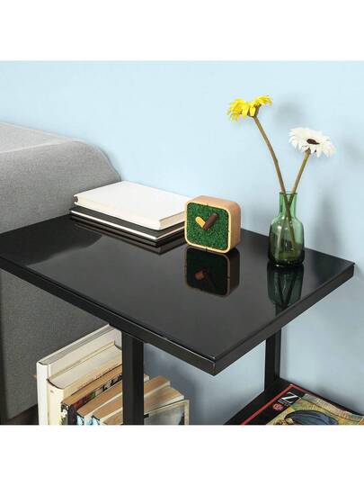 SoBuy FBT65 SCH, Side Tafel End Coffee Living Room Storage Shelf, Zwart view 9