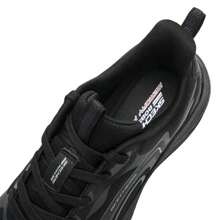 Skechers Zapatos casuales transpirables para hombre, zapatos deportivos para exteriores con amortiguación para correr, zapatos de viaje 118227-BBK - Negro - Ver 6