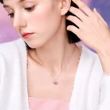 Sanrio 1 szt. Sanrio Hello Kitty Naszyjnik, Różowy Planet Kitty Naszyjnik Dla Kobiet, Minimalistyczny Naszyjnik Choker, Odpowiedni Na Walentynki, Imprezę, Prezent Dla Dziewczyny/Najlepszej Przyjaciółki, Jakościowy Naszyjnik