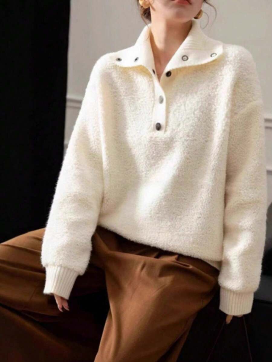 Sudadera de Vellon para Mujer - Sudaderas de Mujer en Shein Mexico