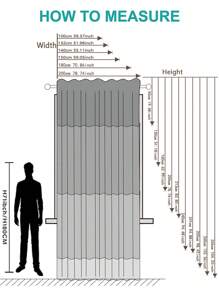 1 件欧式植绒樱花图案窗帘透明窗帘适用于客厅、卧室、阳台、餐厅、加厚半透明隔断窗帘、提花简约欧式灰色窗帘、家居装饰 - 咖啡棕 - 查看 2