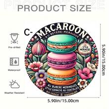 1PC Easter Macaron Theme Round Acrylic Logo - The Premier Easter Choice For Interior Home, Bar, Cafe Decoration, Easter Decoration, Ideal Holiday Decoration