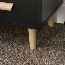 SoBuy FBT95 Nightstand With 3 Drawers And 2 Open Compartments, Sofa Table, Side Table, Telephone Table, Bedside Table, Night Chest, Dimensions (W X H X D): Approx. 48 X 60 X 40 Cm - Black - View 10