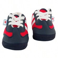 Tenis Para Bebés Calzado Para Niños Hecho Para Los Primeros Pasos Modernos Urbanos Cómodos Ligeros ERIK-MR - Azul Marino - Ver 4
