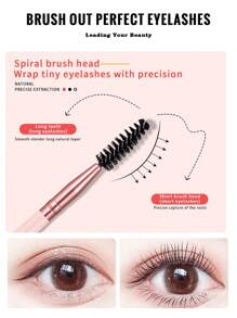 30pcs Makeup Sponge Set Includes 20 Soft Bristle Makeup Brushes: Powder Brush, Blush Brush, Contour Brush, Foundation Brush, Nose Brush, Eyeshadow Brush, Eyebrow Brush, Lip Brush, Detail Brush + 2 Makeup Sponge + 4 Triangle Powder Puffs + 2 Finger Powder Puffs + 2 Round Powder Puffs, Suitable For Liquid Makeup - Baby Pink - View 6