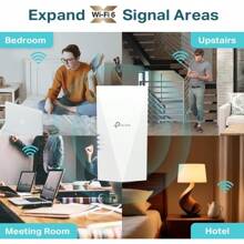 TP-Link RE700X WiFi 6 AX3000Mbps WiFi Extender Booster Internet Booster Gigabit Ethernet Port WiFi Booster Range Extender EasyMesh Access Point WiFi Repeater App Control Easy Setup UK Plug - AX3000WiFi6 - View 3