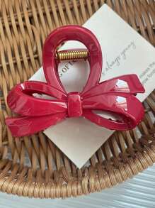 Minimalist High-Sense Bow Clip, Stylish Hair Claw Hair Accessory For Women