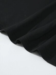 Conjunto de pijama de mujer con top sin mangas en unicolor y pantalones con estampado floral ditsy, ropa de alta gama de estilo francés para el verano - Multicolor - Ver 6