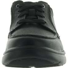 Clarks Bradley Vibe Mens Leather Lifestyle Casual And Fashion Sneakers - tan tumbled leather - View 2