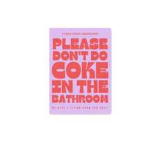 1 pieza Pintura en lienzo sin marco con cita "Por favor, no lo hagas en el baño" Impresión de "Lindo trasero" Regalo divertido Decoración de pared de baño Cartel de arte