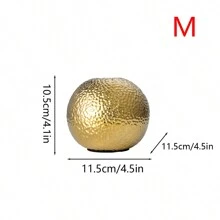 Nordic Minimalist Creative Gold Electroplated Hammered Ceramic Hydroponics Vase, Home Living Room TV Cabinet Decor, Office Desk Dining Table Centerpiece Flower Holder Gifts Birthday Graduation Home Decor Room Decor Flower Vase Glass Vase