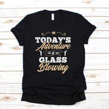 Glassblowing Lover Glassblower Glass Smith Murano Flamework T-Shirt, Lampwork Master Fire Art Glass Sculpture Glass Gift Party Present Shirt-02