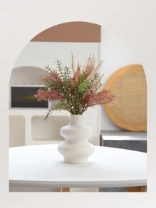 1 件装黑色树脂花瓶，现代干花花瓶波西米亚甜甜圈现代花瓶北欧简约装饰花瓶适用于现代时尚家居餐桌中心装饰咖啡桌装饰花瓶 - 多 - 查看 7