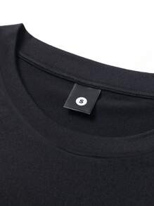 Bộ 2 áo thun tay ngắn và quần short chắp vá mùa hè cho nam, họa tiết in cá nhân hóa màu tương phản, trang phục thường ngày có túi và quần cạp rút, thích hợp làm quà tặng cho chồng/bạn trai, khi đi dạo phố, đi làm, hoạt động ngoài trời, đi nghỉ mát - xanh quân đội - Xem 5