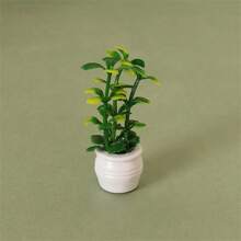 Miniature Plant Models For Dollhouse, Mini Finished Floral, Potted Plants, Outdoor Landscape Flower Beds, Plant Models, Dollhouse Green Plant Decorations, Dollhouse Decorations - Multicolor - View 11