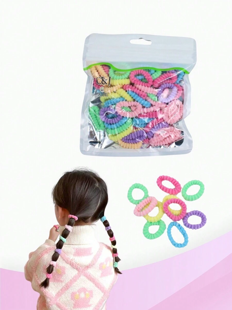50 Ligas Donas Para Cabello Resistentes Para Cabello Para Peinar El Cabello Uso Casual Diario Para Mujer Niña Dama Accesorios De Cabello Para Coletas