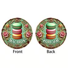 1PC Easter Macaron Theme Round Acrylic Logo - The Premier Easter Choice For Interior Home, Bar, Cafe Decoration, Easter Decoration, Ideal Holiday Decoration