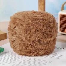 Big Ball 100 Grams Faux Fur Soft Yarn 100% Polyester Yarn For DIY Crochet Knitting Projects Like Throw Blanket Scarf Hat & Other Hometextile Products