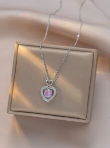 1pc Double Layer Cross Necklace For Women, Fashionable French Hip-Hop Style Casual Minimalist Versatile, Suitable For Daily, Street, Valentine's Day, Party, Holiday Wear Or Gift