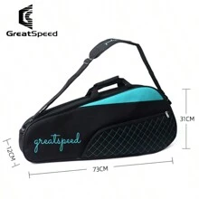 GreatSpeed 2025 New GREATSPEED Tennis Bag Badminton Raquet Sports Bag One Shoulder Pack Men Women Racket Bags Capacity 3 Rackets Backpack Tennis Bag Padel Bag