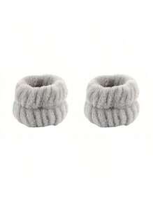 Set de 3 diademas faciales (diadema con lazo, diadema + muñequera, muñequera de toalla) - Diadema y muñequera reutilizables para spa, diadema esponjosa de unicolor, diadema de felpa, diadema de yoga, diadema de fibra fina, muñequera de mujer, diadema para maquillaje facial con banda elástica ajustable - Adecuado para limpieza de baño, artículos esenciales de viaje y regalos, diadema para el cuidado de la piel, belleza, productos para el cuidado de la piel, spa, autocuidado, herramientas para el cuidado de la piel, cuidado facial, suministros para esteticistas, piel, limpiador facial - Multicolor - Ver 9