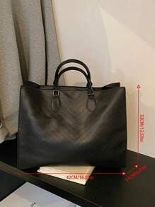 Dedoo 女包2024新款时尚大气大容量单肩手提包手拿包通勤女士包手提包，逛街上班旅游购物的最佳选择。 - 黑色 - 查看 9