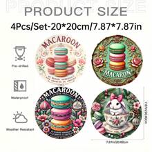 1PC Easter Macaron Theme Round Acrylic Logo - The Premier Easter Choice For Interior Home, Bar, Cafe Decoration, Easter Decoration, Ideal Holiday Decoration