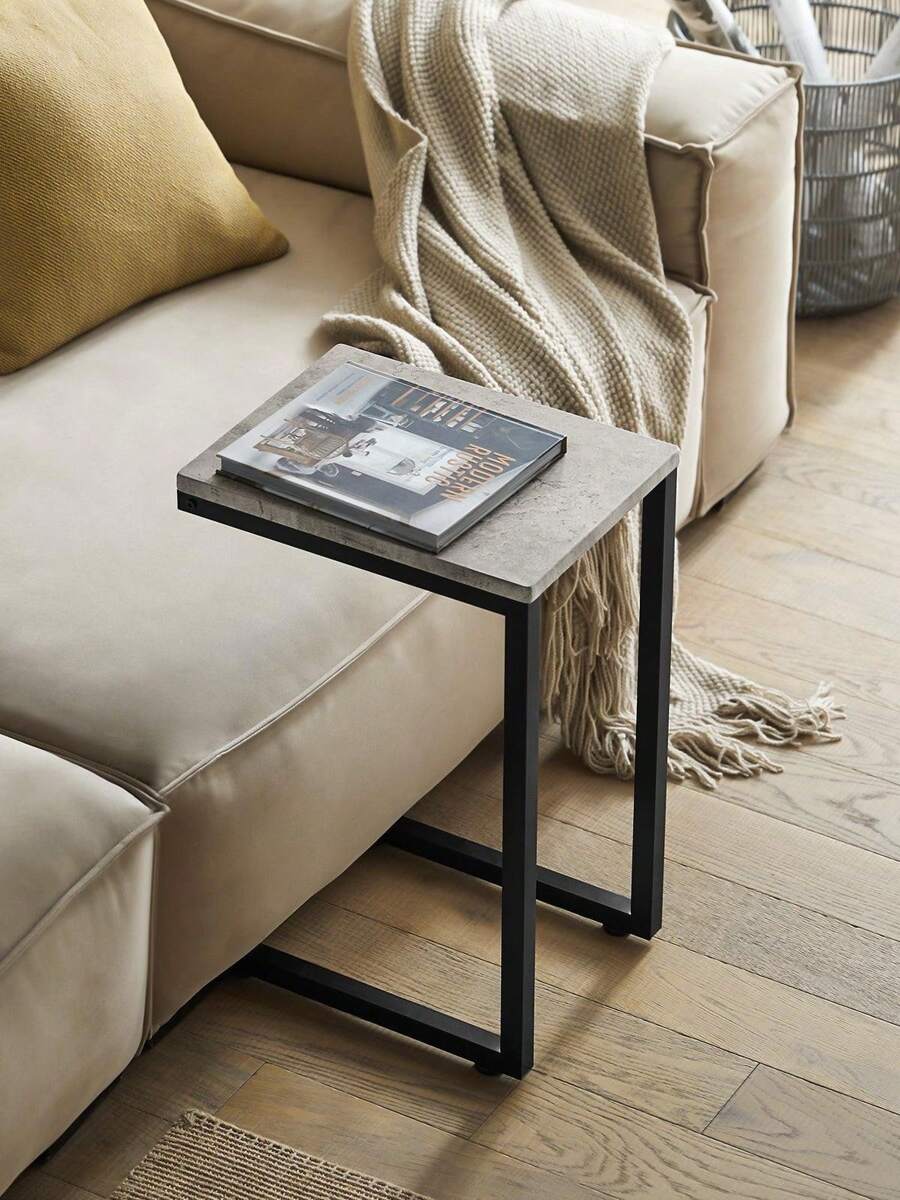 SoBuy FBT44-N Bed Table, Side Table, Coffee Table, Sofa Table, Laptop Table, Nursing Table, Approx. 30x60x40cm (WxHxD). - Grey - View 1