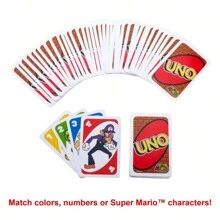 Mattel UNO - Classic Colour & Number Matching Card Game - 112 Cards - Customizable & Erasable Wild - Special Action Cards Included - Gift For Kids 7+ - DRD00 - View 4