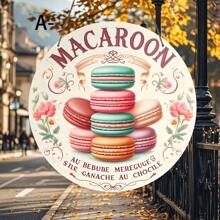 1PC Easter Macaron Theme Round Acrylic Logo - The Premier Easter Choice For Interior Home, Bar, Cafe Decoration, Easter Decoration, Ideal Holiday Decoration