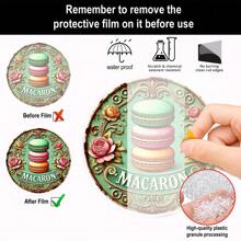 1PC Easter Macaron Theme Round Acrylic Logo - The Premier Easter Choice For Interior Home, Bar, Cafe Decoration, Easter Decoration, Ideal Holiday Decoration