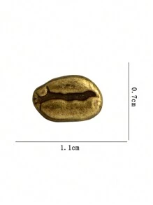 1pc Cute Coffee Bean Brooch, Minimalist Luxury Niche Casual Pin Badge Pin For Clothes Bag Charm School Office Accessories Shirts Jacket Jewelry Christmas Halloween Autumn-Winter Accessories,Suitable For Teens, Youth,Men,Casual, Outdoor, Athletic, Vacation, Graduation Gifts, Birthday, Daily Wear Clothes Pin Funny Teacher Gifts Costume Accessories Bag Charms - Multicolor - View 7