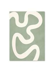 1PC Boho Wall Art Posters Leaves Sun Moon Geometric Abstract Gallery Canvas Painting And Prints Pictures For Living Room Home Decor No Frame ﻿ - Multicolor - View 8