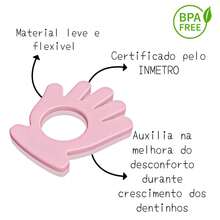 Mordedor para dentição alivio mãozinha pé infantil
