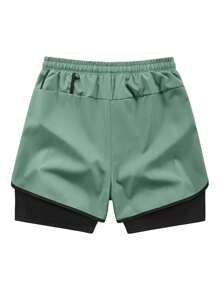 3 قطعة/مجموعة سراويل رياضية للنساء، بناطيل يوغا لياقة مرنة - متعدد الألوان - مشاهدة 5