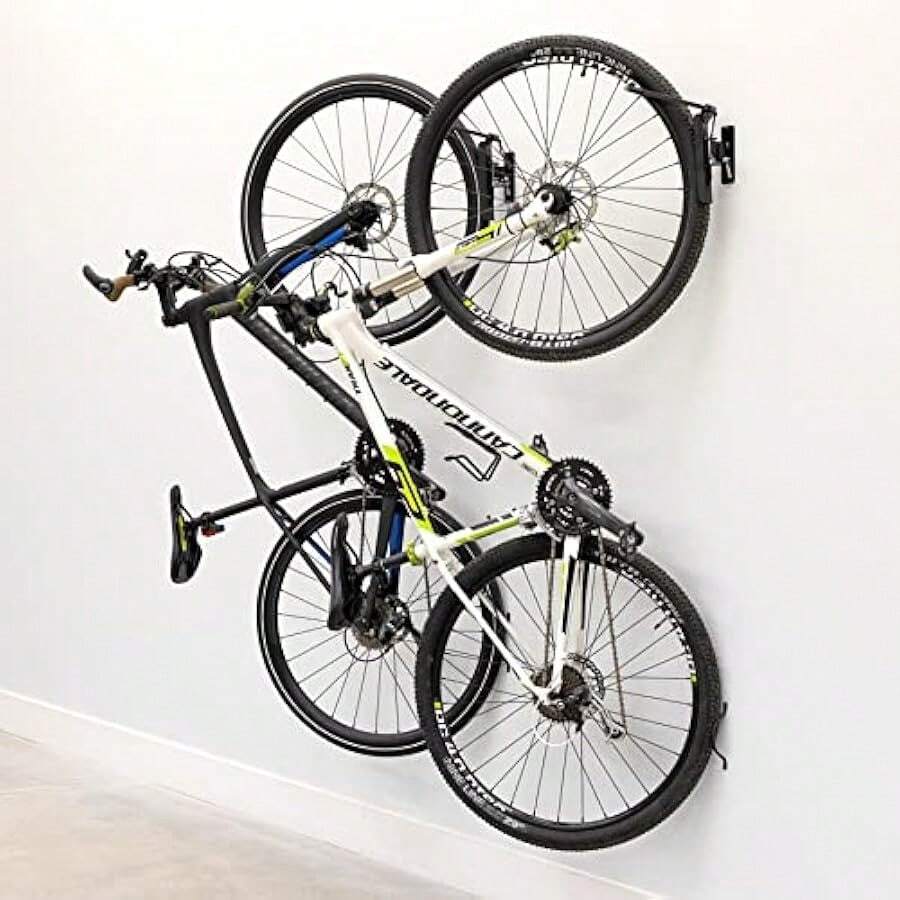 StoreYourBoard Swivel Bike Wall Rack Garage Hanger Hook 2 Pack Black 06499 - Black1 - View 1