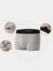 CHENKE 10pcs/Pack Men's Boxer Briefs, Soft & Breathable, Loose & Comfortable With Elasticity