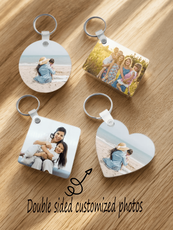 Personalized Photo Keyring Any Picture Custom Keychain Double Single Side Print, Keepsake, Wedding, Birthday, Dogs, Pets, Cats, Durable, Engraved, Stainless, Colorful, Cute, Adorable, Funny, Kawaii, Y2K, Stylish, Unisex, Casual, Custom, Personalized, Unique, Customized, Ideal Gifts For Him, Ideal Gifts For Her, Her, Boyfriend, Girlfriend, Family, Friends