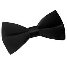 1 Pc Solid Color Polyester Bow Tie, Suitable For All Seasons - Multicolor - View 4