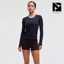 Swiftly Tech Long-Sleeve Shirt 2.0 Waist Length - Hải quân đích thực/Hải quân đích thực - Xem 2