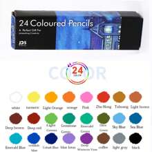 1 Set Customized 12/24/36/48/72 Colored Pencils Set, Oil-Based & Water-Soluble, Colorful Art Supplies For Sketching & Drawing Suitable For Adults & Beginners, Vibrant Colors, Personalized Stationery Gift For Back To School,School Supplies,Back To School,School Gift,For Office,For School,For Classroom,For Teacher Gifts,For University,For Colleague,For Dorm Rooms,For Teacher,For Boys And Girls,For Teenagers,Junior High School Students,Middle School Students,High School Senior High School Students,College Students,University Students,Freshman,Sophomore,Underclassmen - Multicolor - View 13